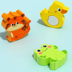 mon puzzle 3d  Puzzle 3D Bois Animaux Éducatif 4 en 1