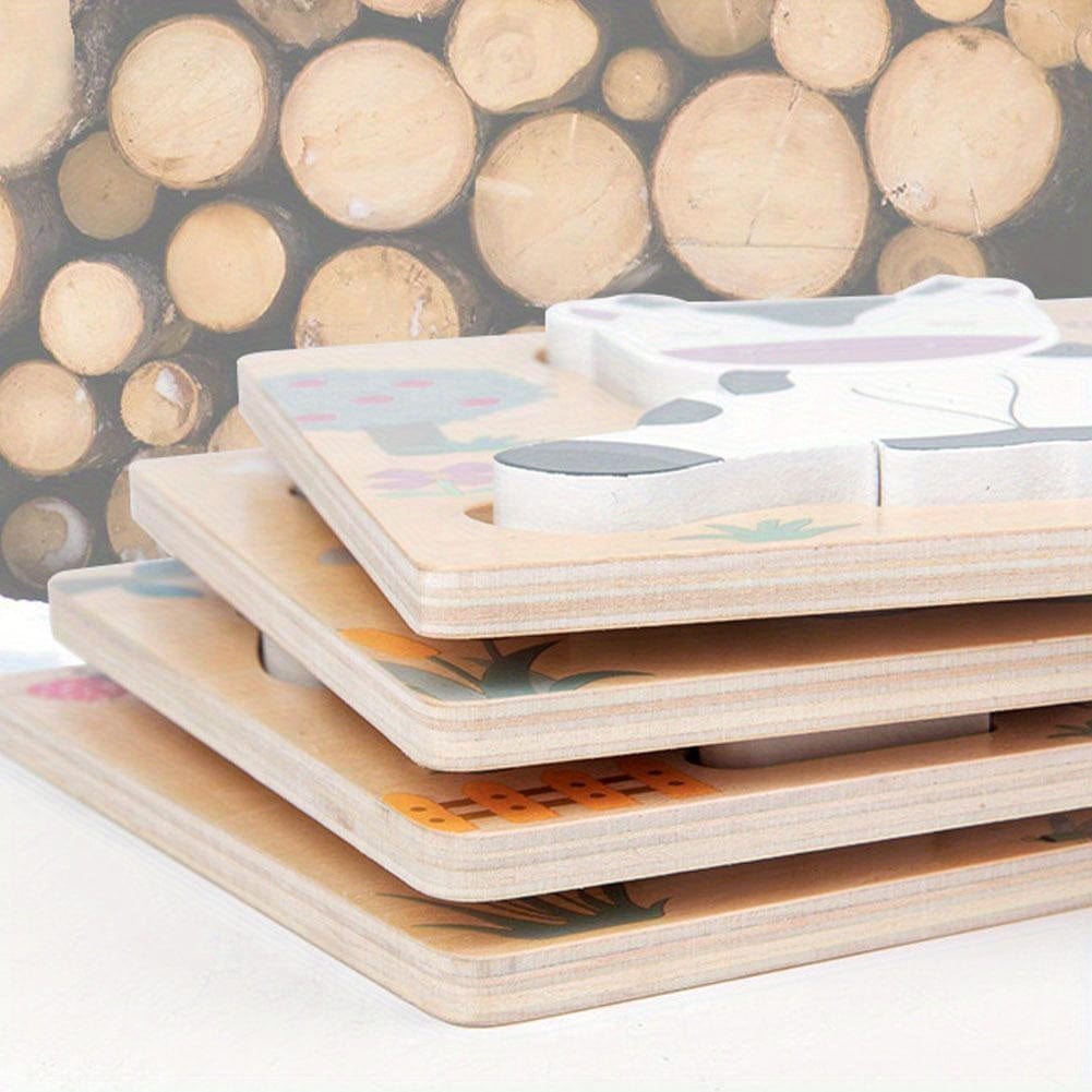 mon puzzle 3d  Puzzle 3D Bois Animaux pour Enfants