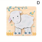 mon puzzle 3d  Puzzle 3D Bois Animaux pour Enfants