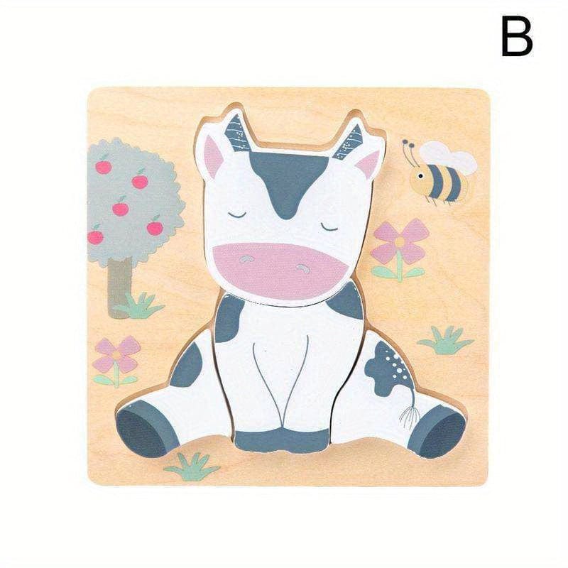 mon puzzle 3d  Puzzle 3D Bois Animaux pour Enfants