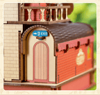 mon puzzle 3d  Puzzle 3D Bois Atelier Dessert Lumineux