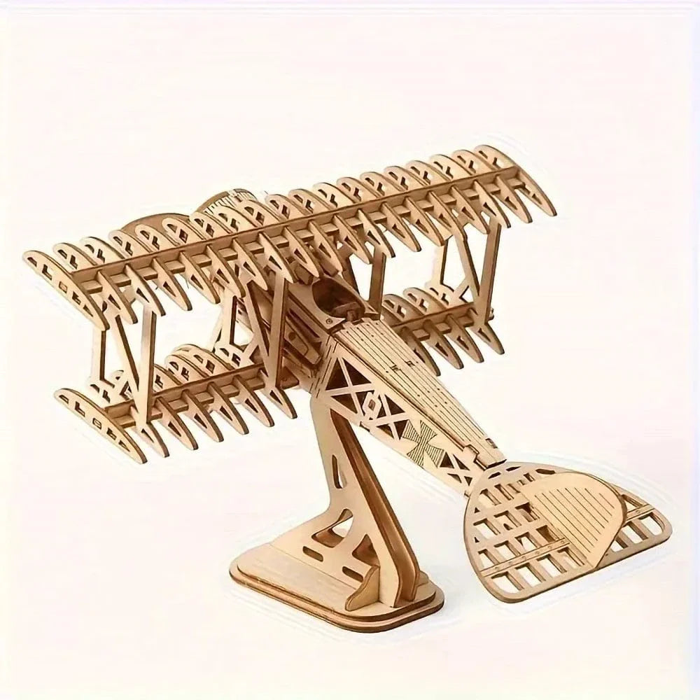 mon puzzle 3d  Puzzle 3D bois avion Vintage