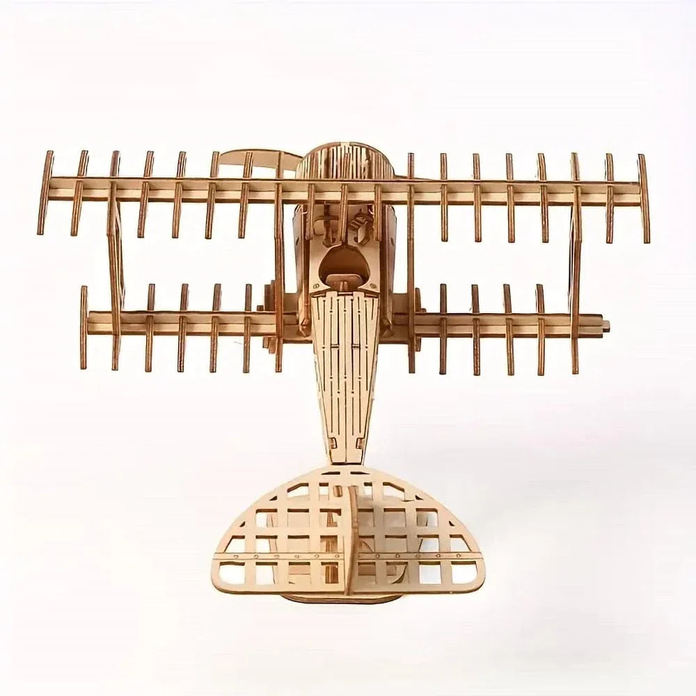 mon puzzle 3d  Puzzle 3D bois avion Vintage