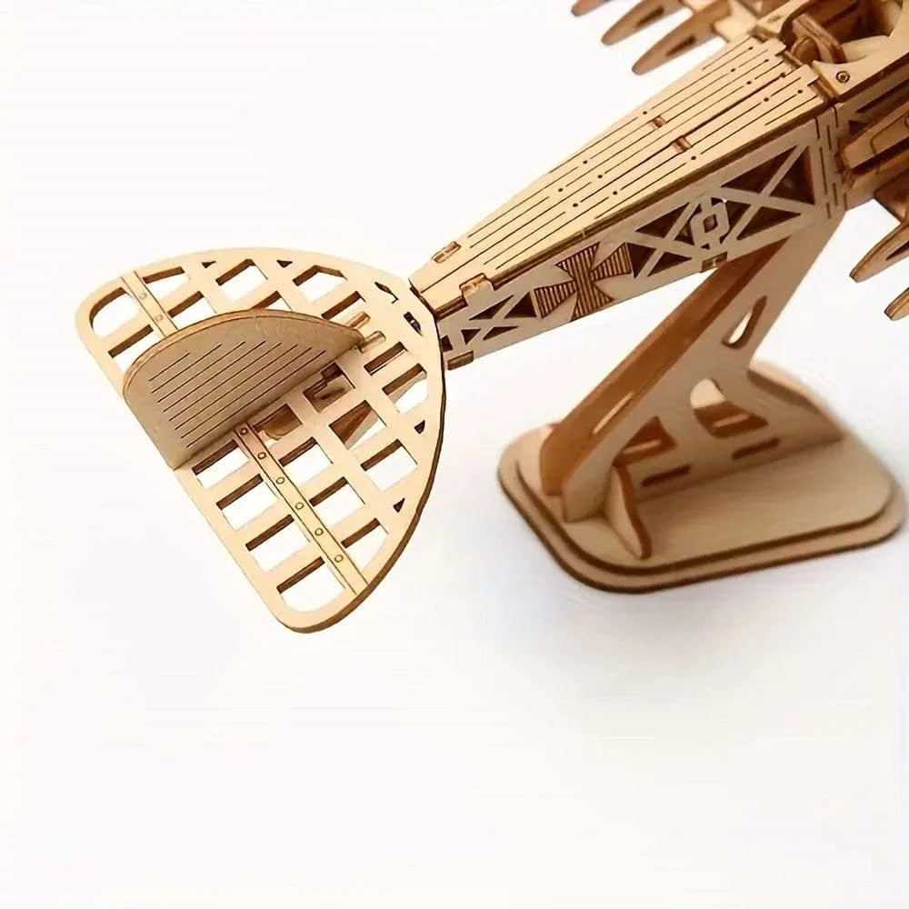 mon puzzle 3d  Puzzle 3D bois avion Vintage