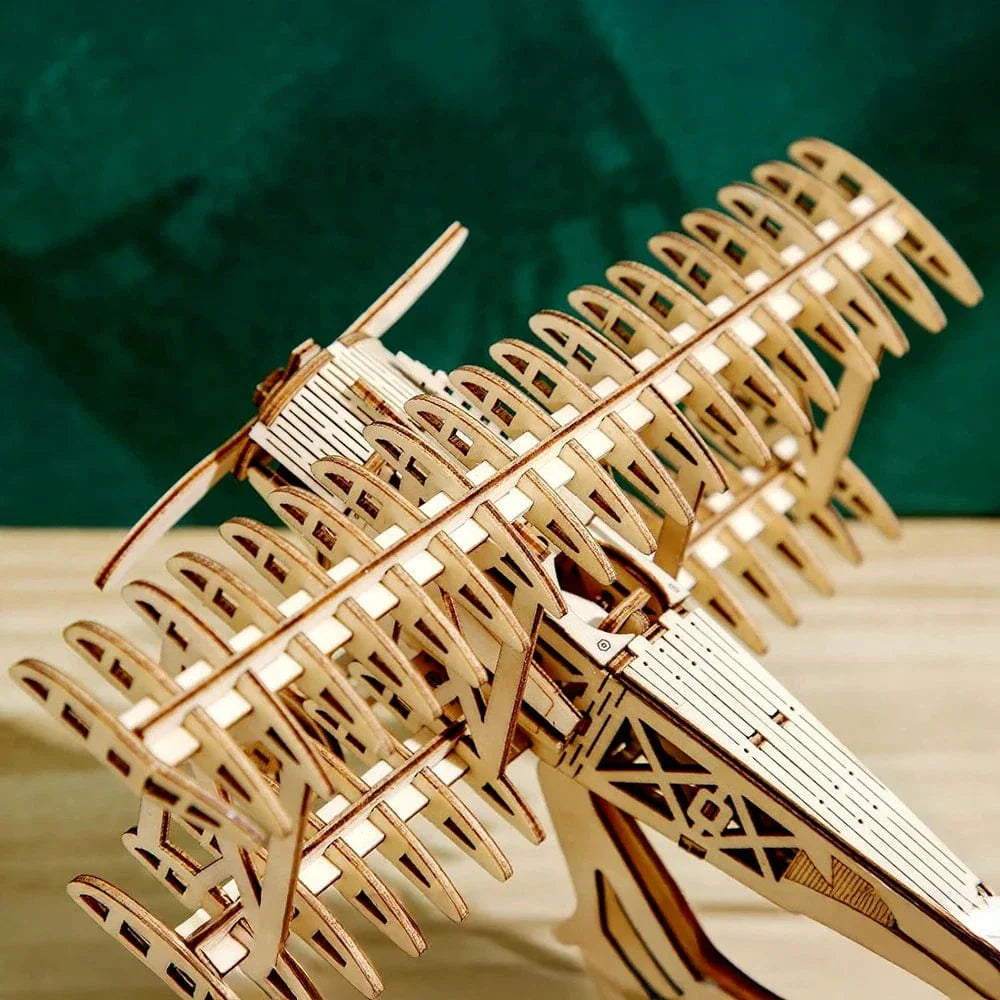 mon puzzle 3d  Puzzle 3D bois avion Vintage