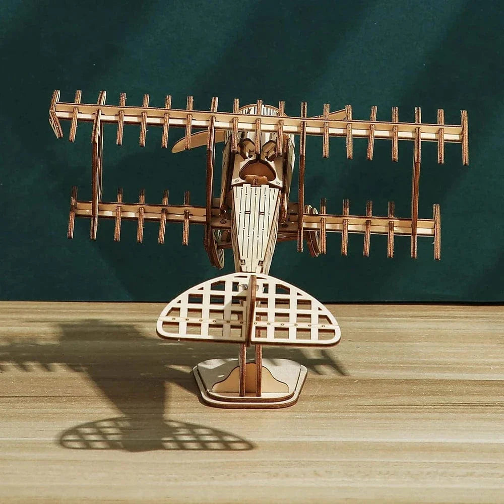 mon puzzle 3d  Puzzle 3D bois avion Vintage