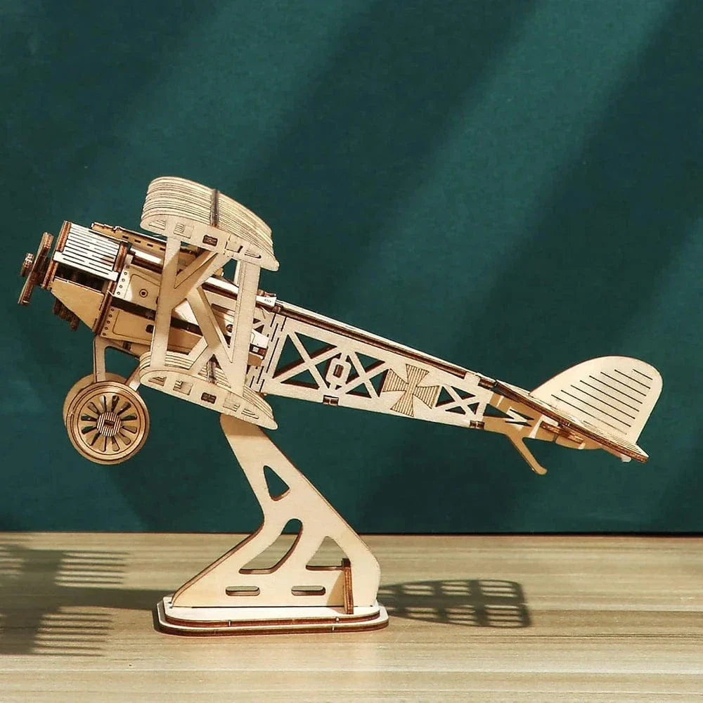 mon puzzle 3d  Puzzle 3D bois avion Vintage