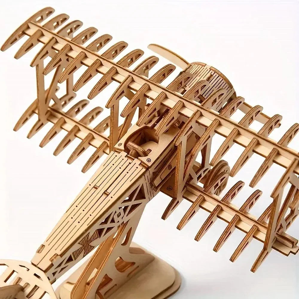 mon puzzle 3d  Puzzle 3D bois avion Vintage
