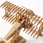 mon puzzle 3d  Puzzle 3D bois avion Vintage