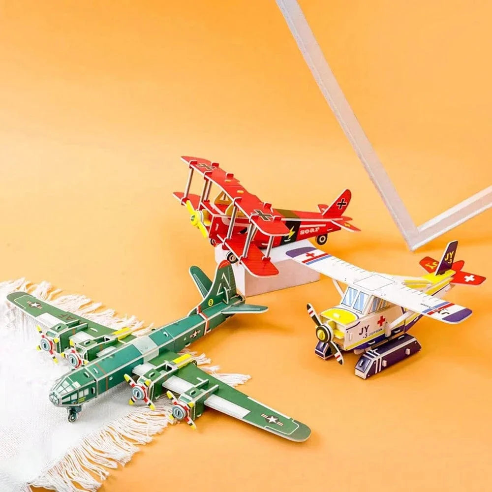 mon puzzle 3d  Puzzle 3D bois avions et Tanks Militaires