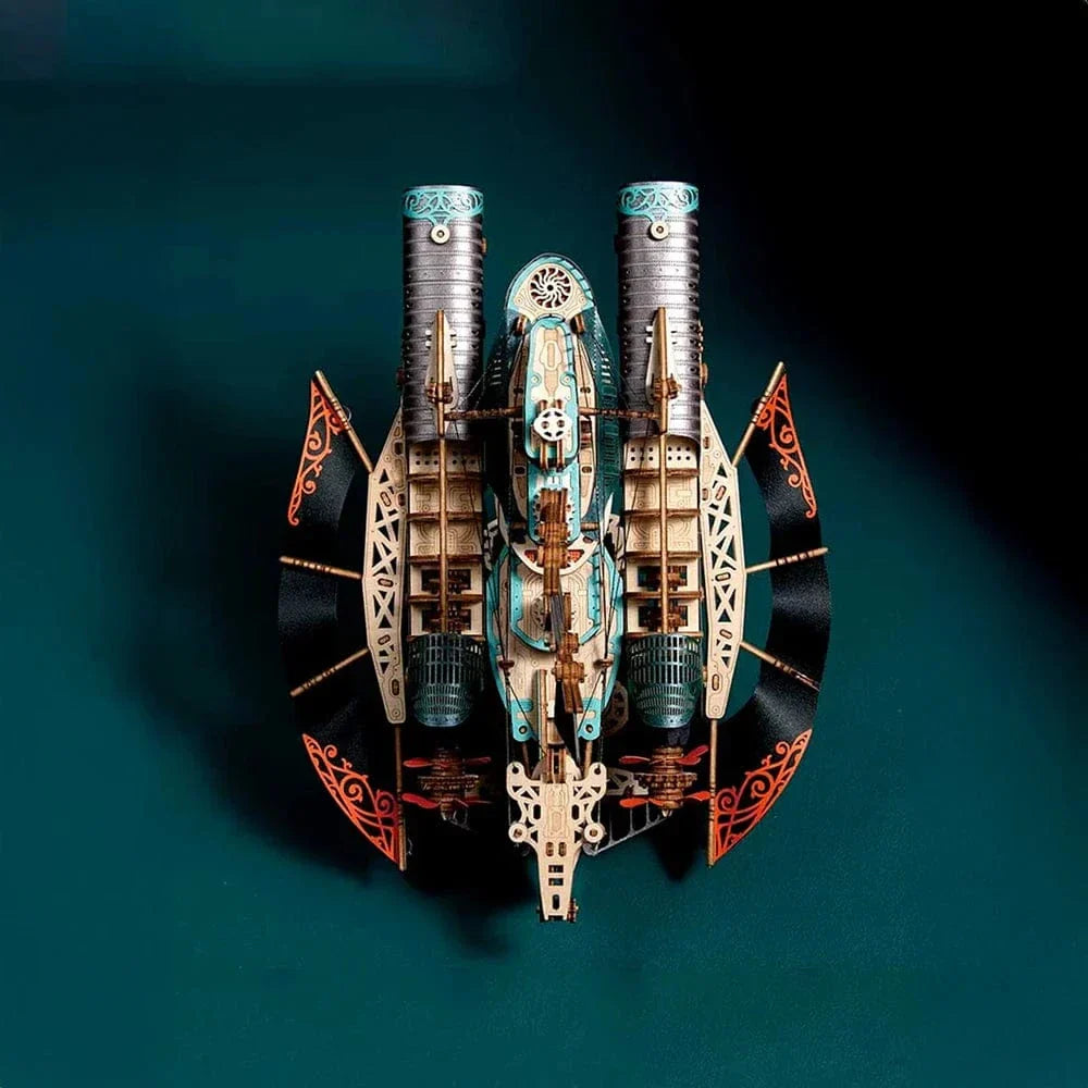 mon puzzle 3d Puzzle 3D bois bateau Dirigeable Fantastique
