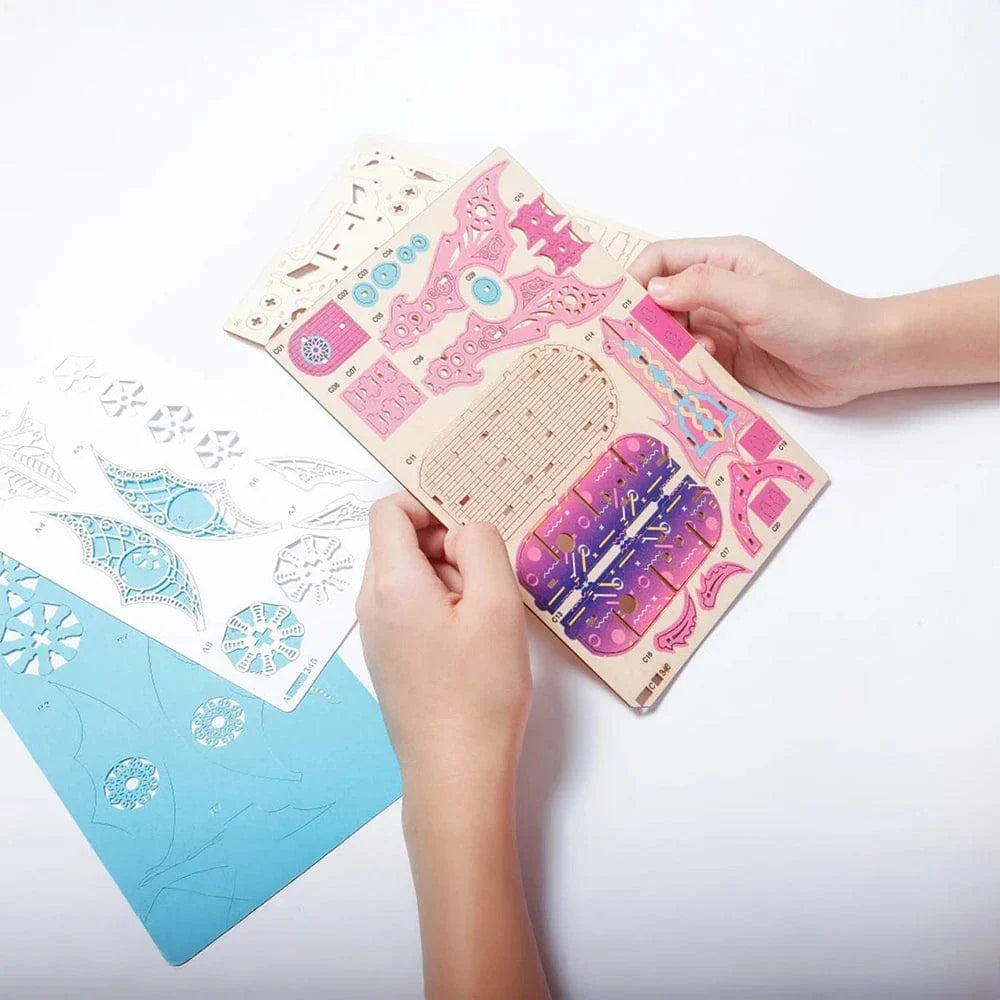 mon puzzle 3d  Puzzle 3D bois – Bateau Fantaisie