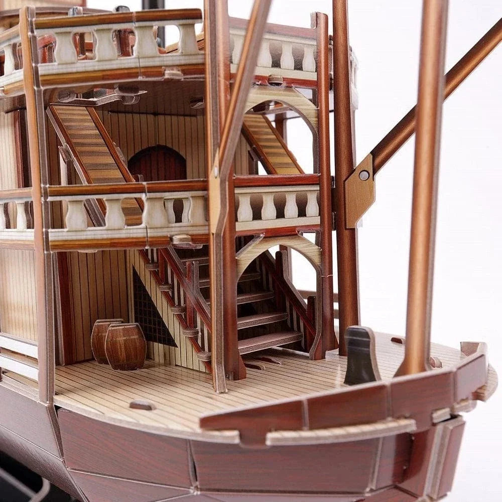 mon puzzle 3d  Puzzle 3D bois bateau Mississippi
