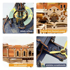 mon puzzle 3d  Puzzle 3D bois bateau - Vaisseau Royal