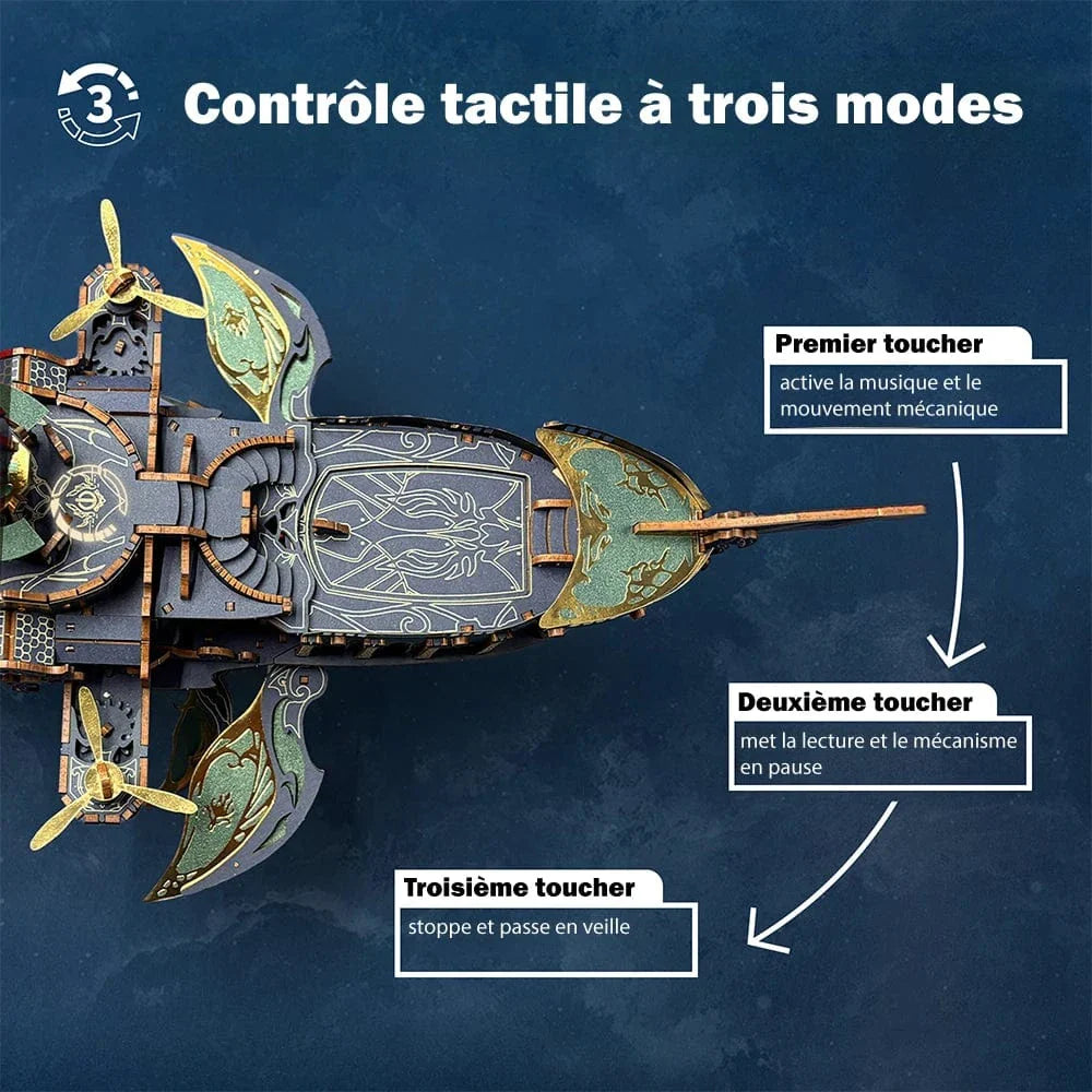 mon puzzle 3d  Puzzle 3D bois bateau - Vaisseau Royal