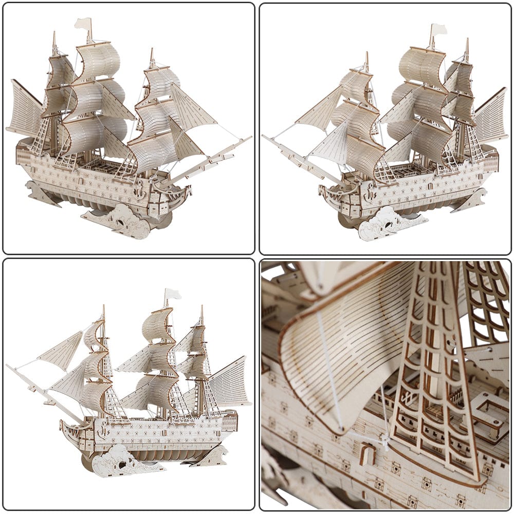 mon puzzle 3d  Puzzle 3D Bois Bateau Victory