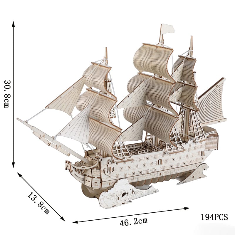 mon puzzle 3d  Puzzle 3D Bois Bateau Victory