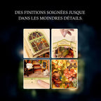 mon puzzle 3d  Puzzle 3D Bois – book nook fleurie de Jardin