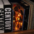 mon puzzle 3d  Puzzle 3D Bois – Book Nook Rue Nocturne