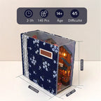 mon puzzle 3d  Puzzle 3D Bois – Book Nook Rue Nocturne