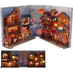 mon puzzle 3d  Puzzle 3D Bois – Book Nook Rue Nocturne