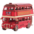 mon puzzle 3d  Puzzle 3D Bois Bus Londonien Rouge