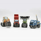 mon puzzle 3d  Puzzle 3D bois Camions de Chantier - Voiture pour enfants