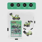 mon puzzle 3d  Puzzle 3D bois Camions de Chantier - Voiture pour enfants