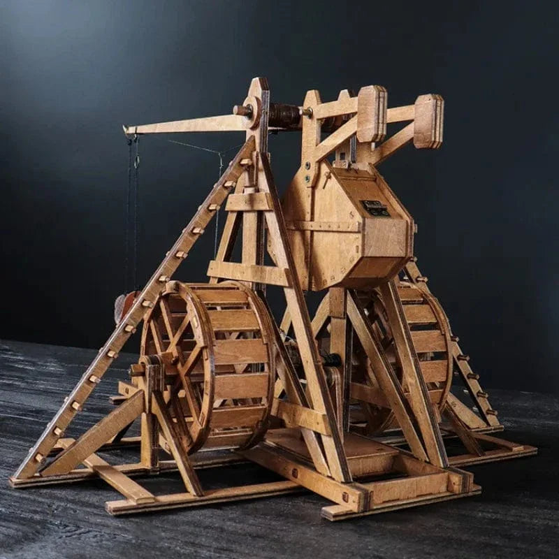 mon puzzle 3d  Puzzle 3D Bois Catapulte Trébuchet