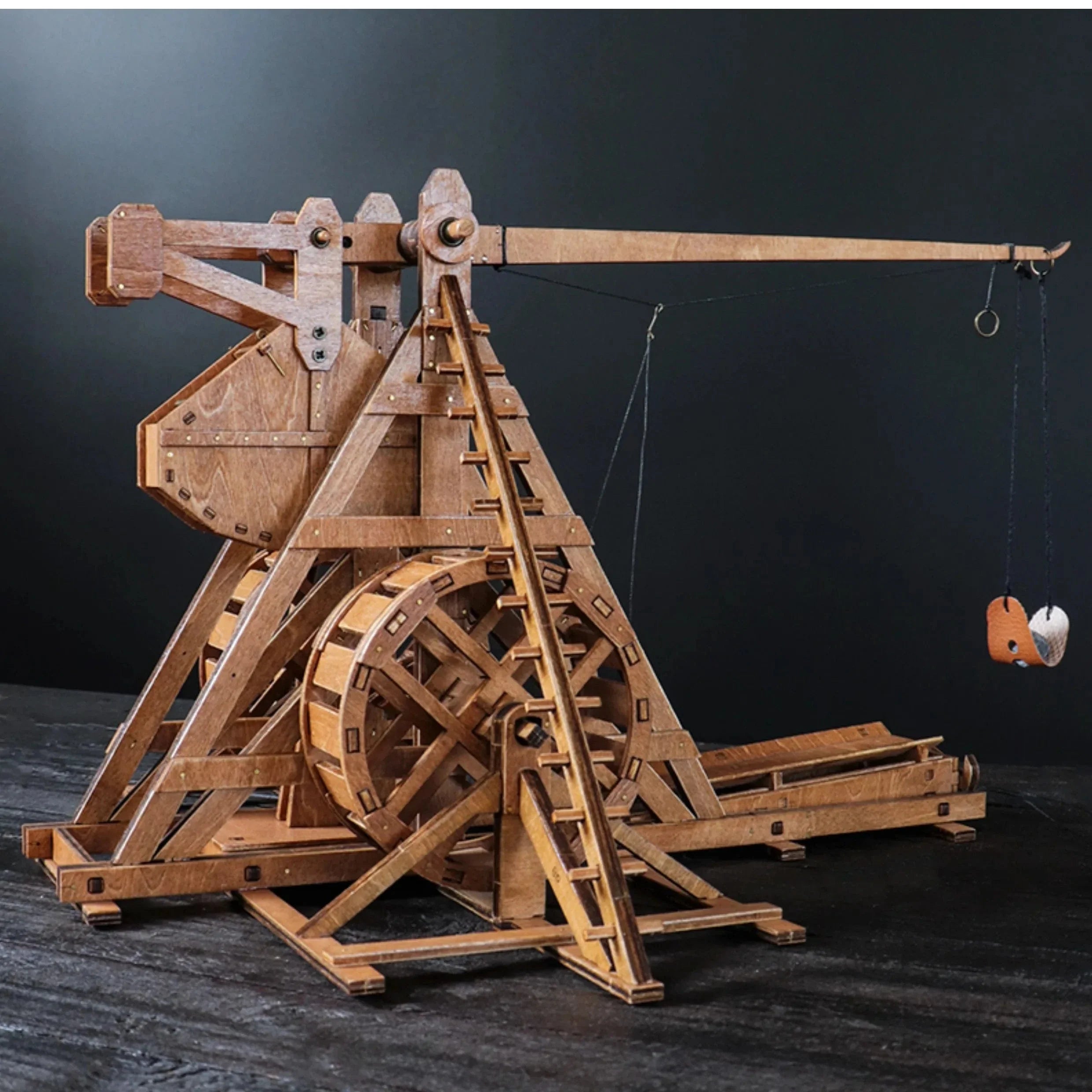mon puzzle 3d  Puzzle 3D Bois Catapulte Trébuchet