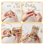 mon puzzle 3d  Puzzle 3D Bois Château Volant Laputa