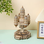 mon puzzle 3d  Puzzle 3D Bois Château Volant Laputa