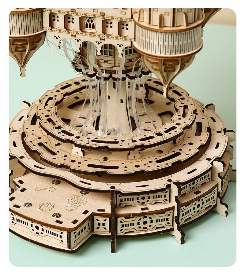 mon puzzle 3d  Puzzle 3D Bois Château Volant Laputa