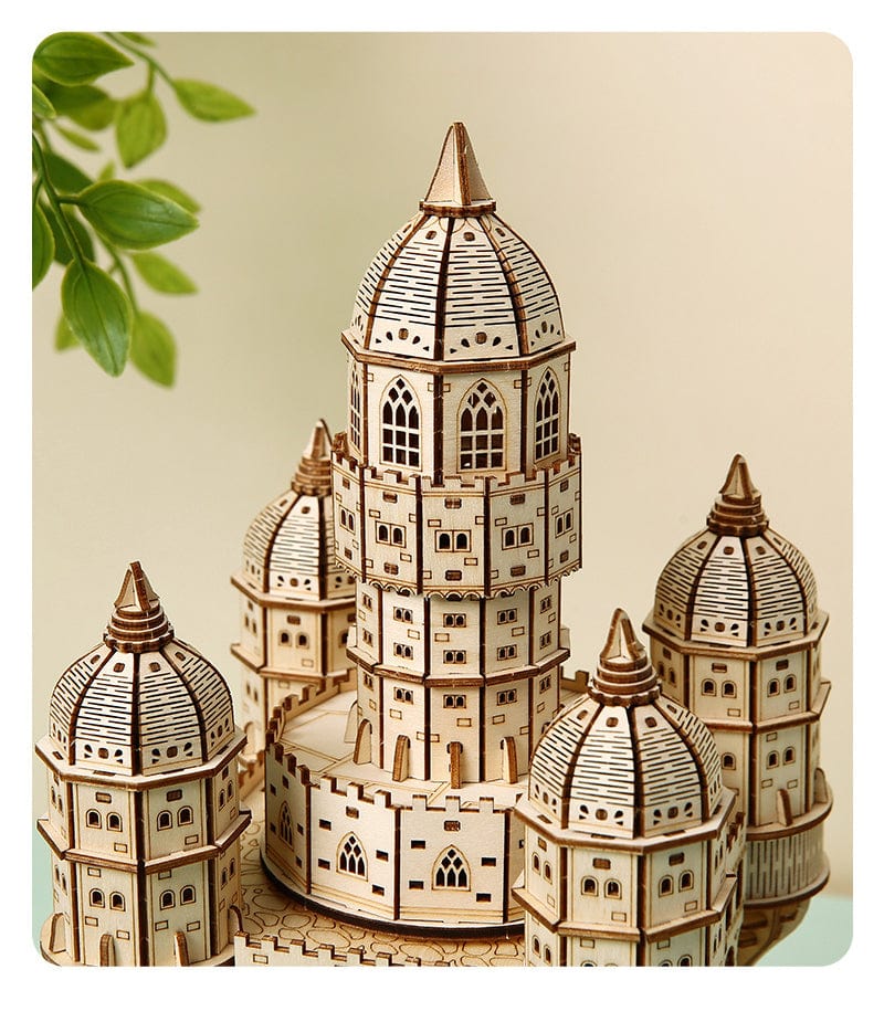 mon puzzle 3d  Puzzle 3D Bois Château Volant Laputa