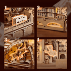 mon puzzle 3d  Puzzle 3D Bois Circuit Billes Londres Miniature