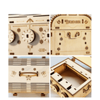 mon puzzle 3d  Puzzle 3D Bois Coffre au Trésor