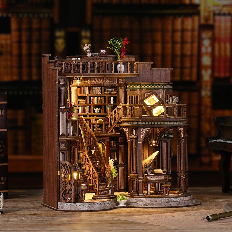 mon puzzle 3d  Puzzle 3D Bois Cottage Rêveur Lumineux