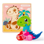 mon puzzle 3d  Puzzle 3D Bois Dinosaure pour Enfants
