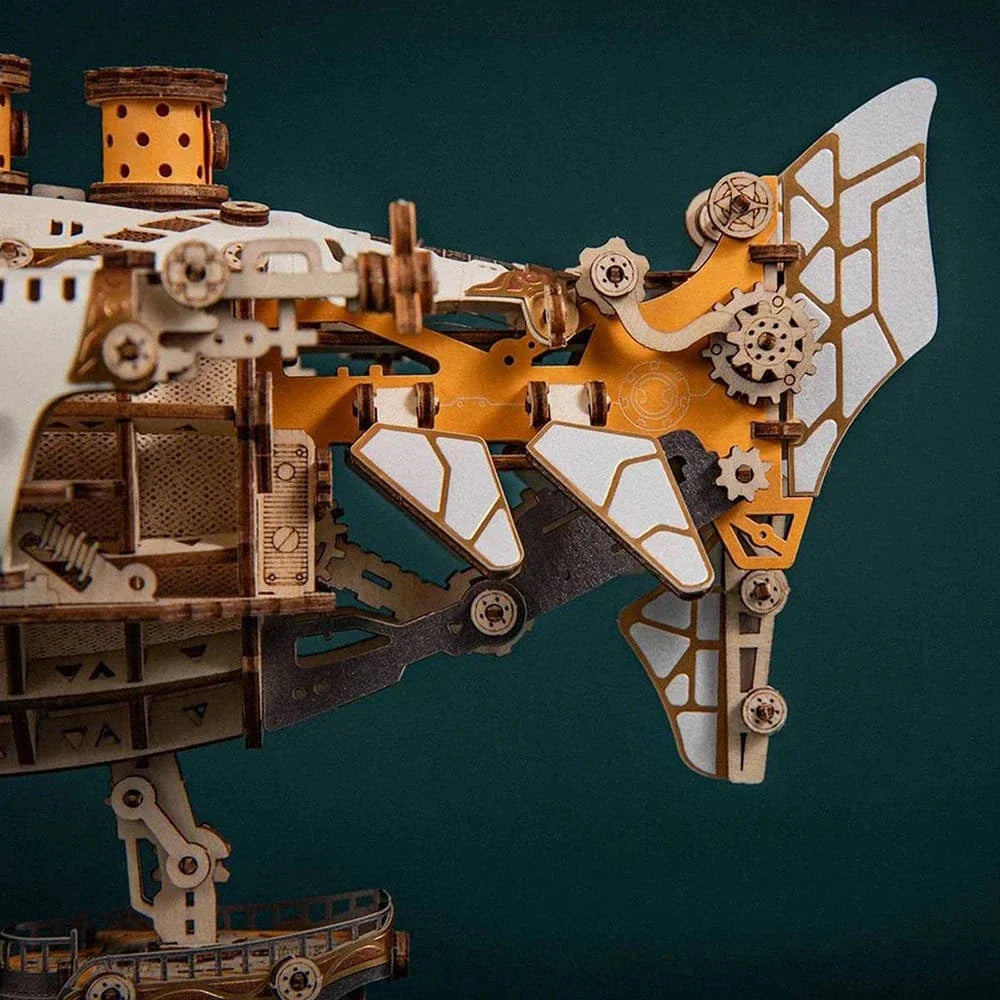 mon puzzle 3d  Puzzle 3D Bois - Dirigeable Fantastique lumineux