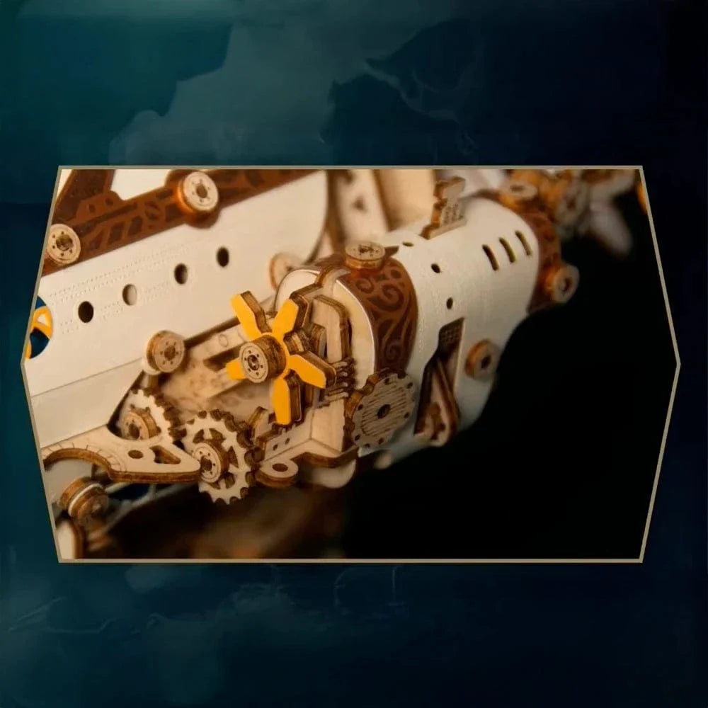 mon puzzle 3d  Puzzle 3D Bois - Dirigeable Fantastique lumineux