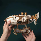 mon puzzle 3d  Puzzle 3D Bois - Dirigeable Fantastique lumineux