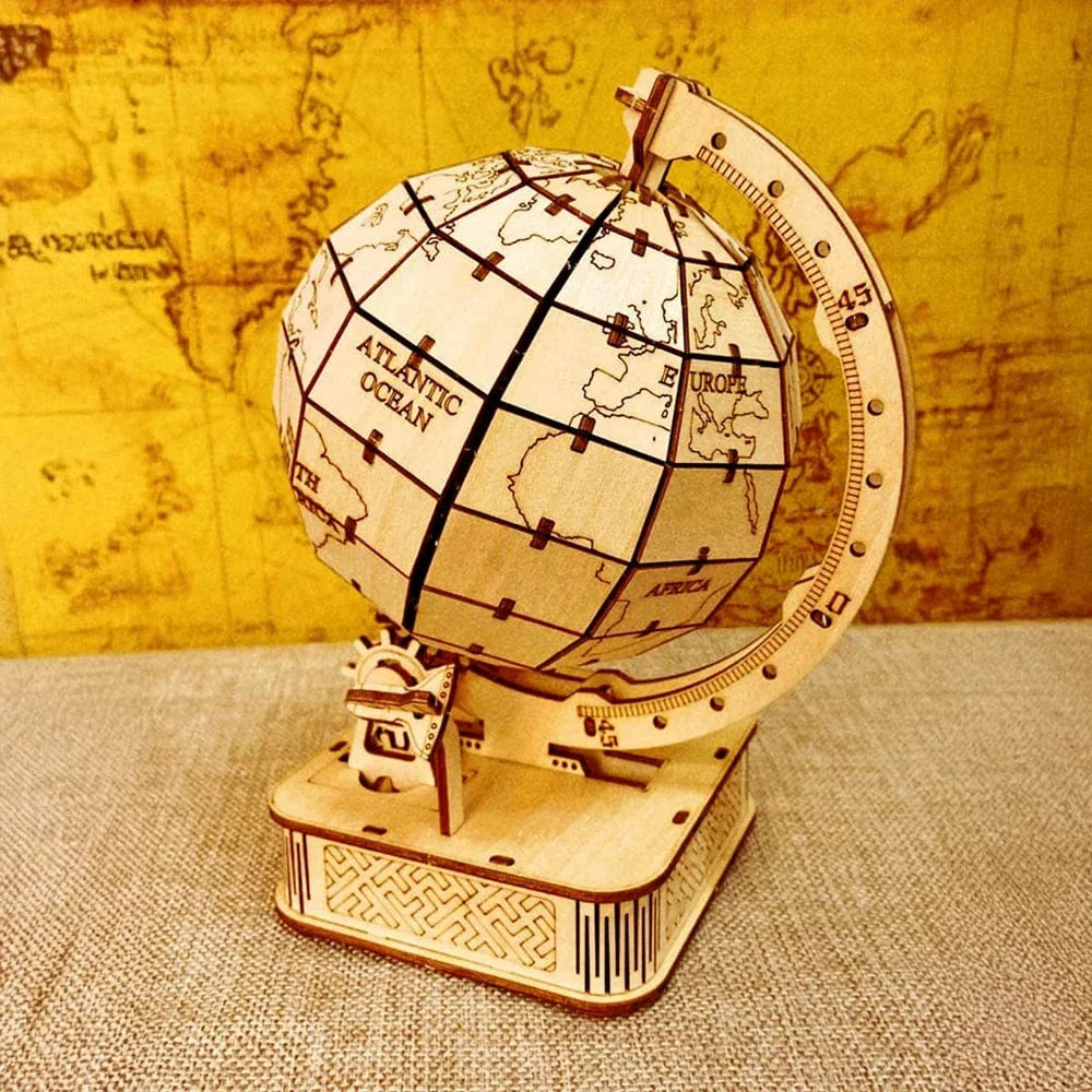 mon puzzle 3d  Puzzle 3D Bois Globe Classique