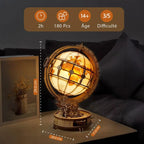 mon puzzle 3d  Puzzle 3D Bois Globe Mécanique