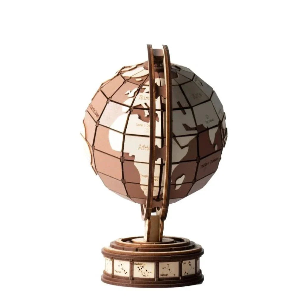 mon puzzle 3d  Puzzle 3D Bois Globe Vintage