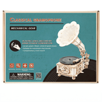 mon puzzle 3d  Puzzle 3D Bois Gramophone Classique