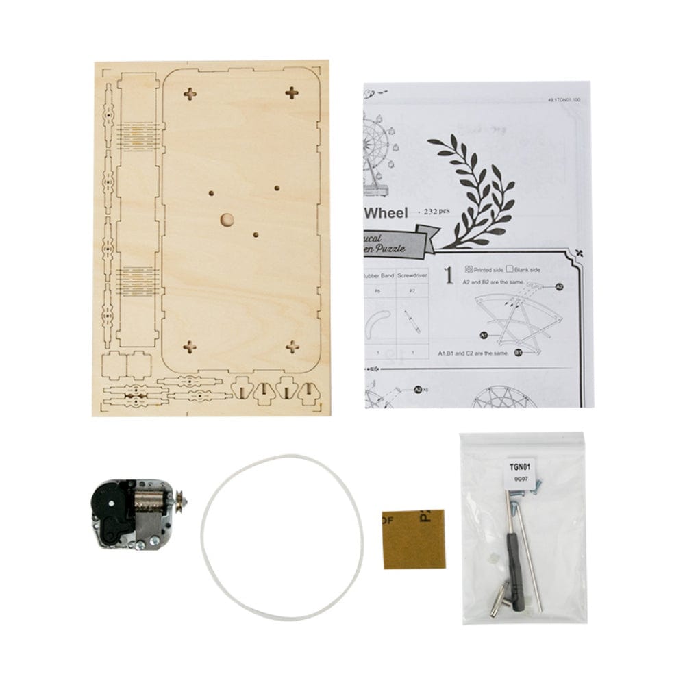 mon puzzle 3d  Puzzle 3D Bois Grande Roue Rotative