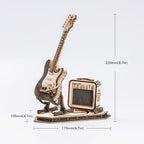 mon puzzle 3d  Puzzle 3D Bois Guitare Électrique