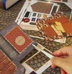 mon puzzle 3d  Puzzle 3D Bois Librairie Miniature Lumineuse