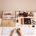 mon puzzle 3d  Puzzle 3D Bois Locomotive à Vapeur