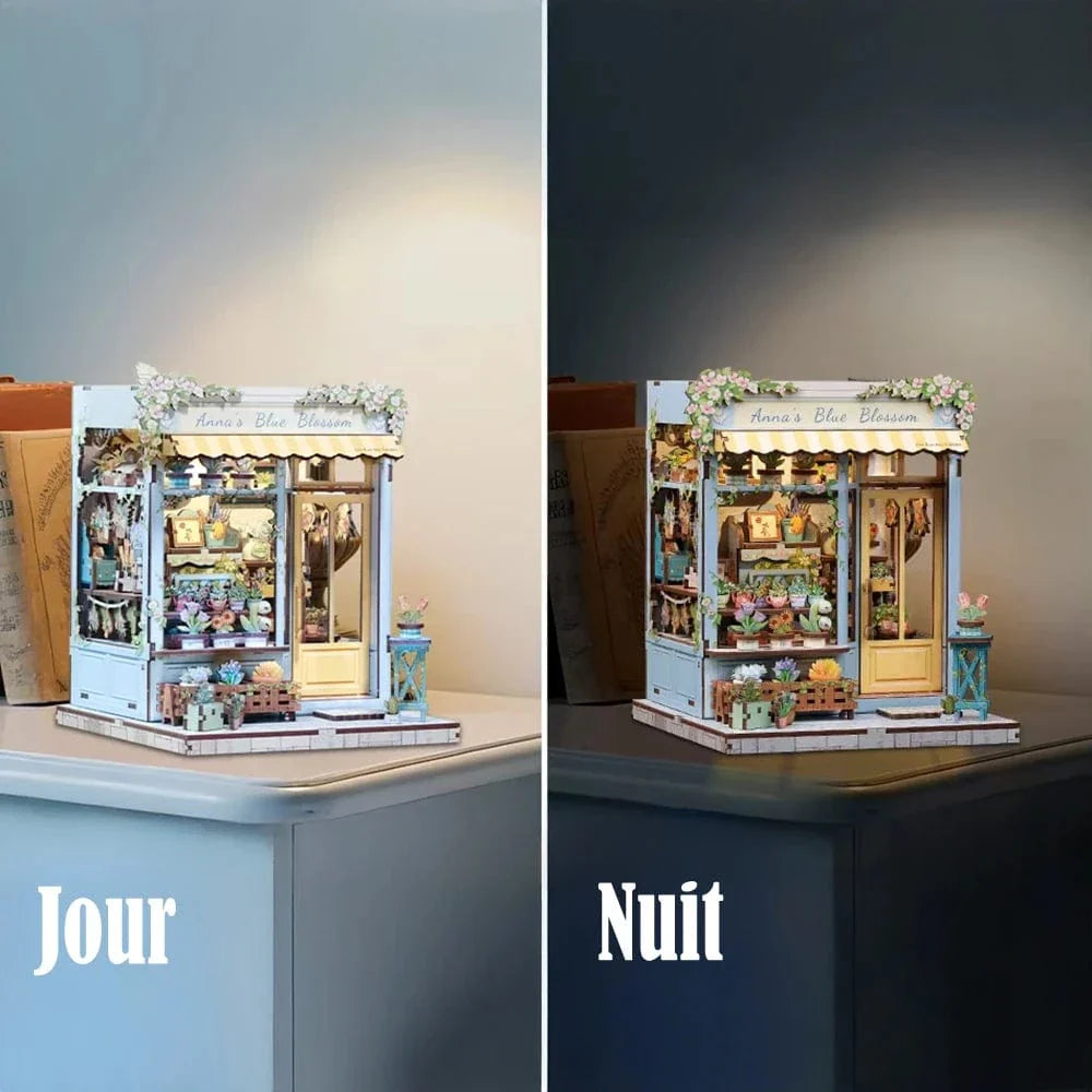 mon puzzle 3d  Puzzle 3D Bois magasin fleuriste